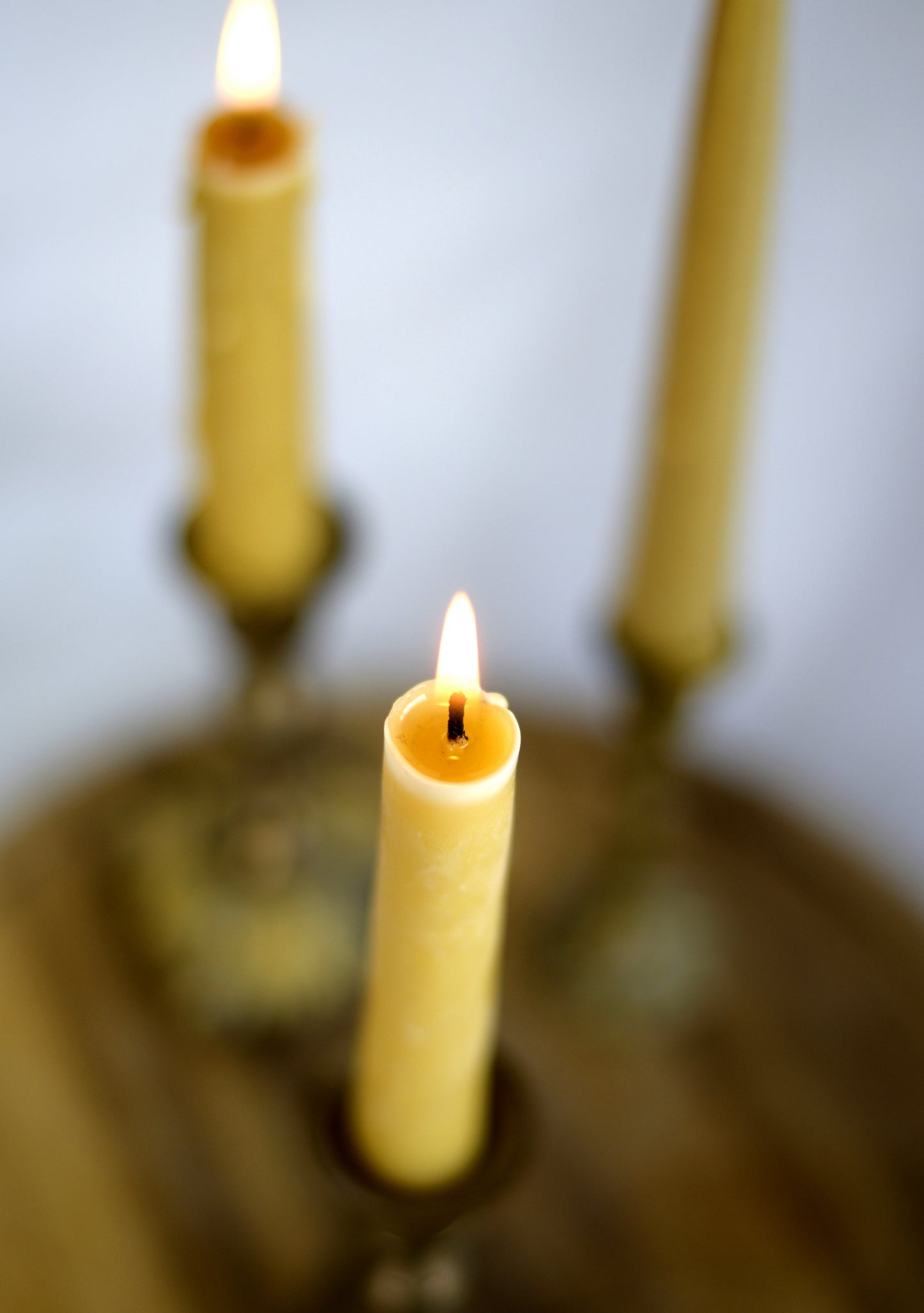 Beeswax Taper Candles (2)