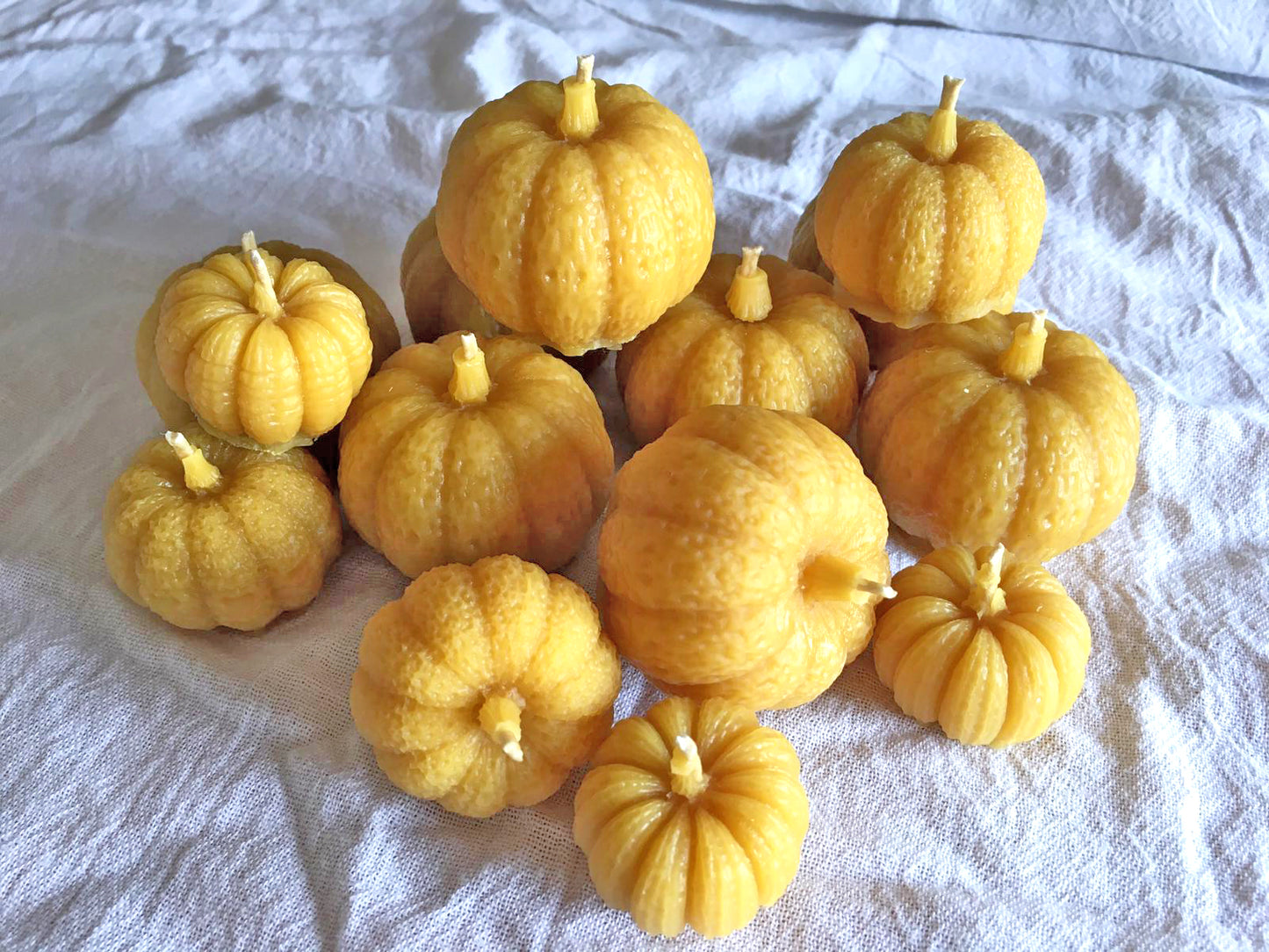 Beeswax Pumpkin Candle